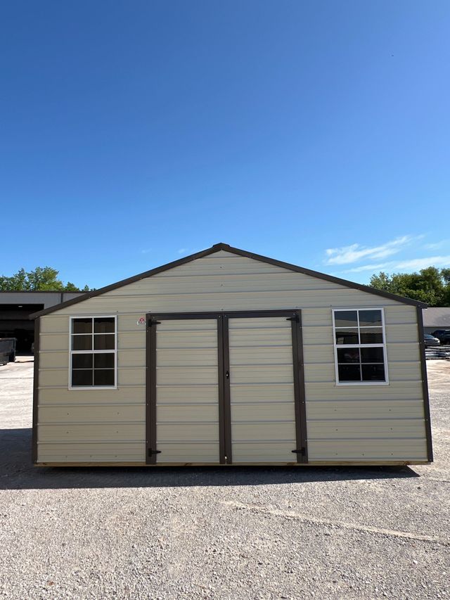 Explore the Derksen 10X12 Hideout Playhouse with Red Barn